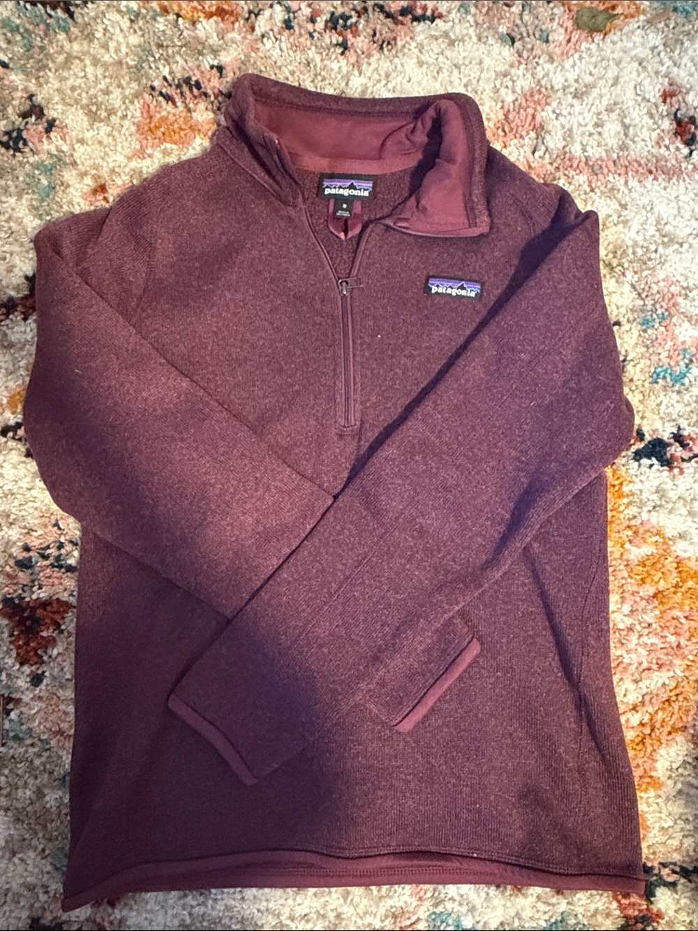 Patagonia Women's Quarter-Zip Pullover - Maroon